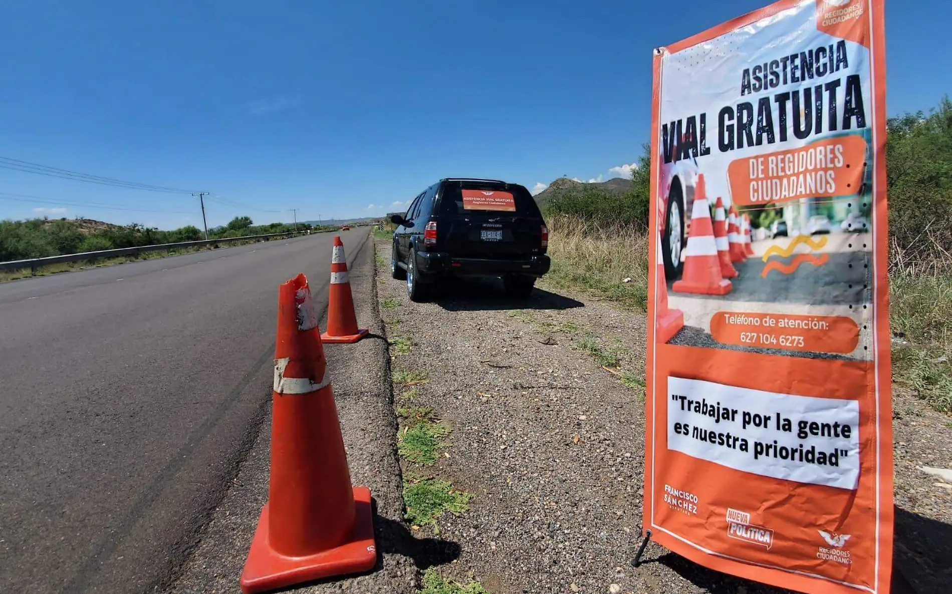 Asistencia Vial Foto Cortesía Movimiento Ciudadano